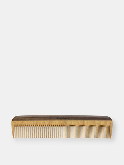 Koh-I-Noor Legno Beech and Kotibe Wood Wide and Close Spread Tooth Comb product