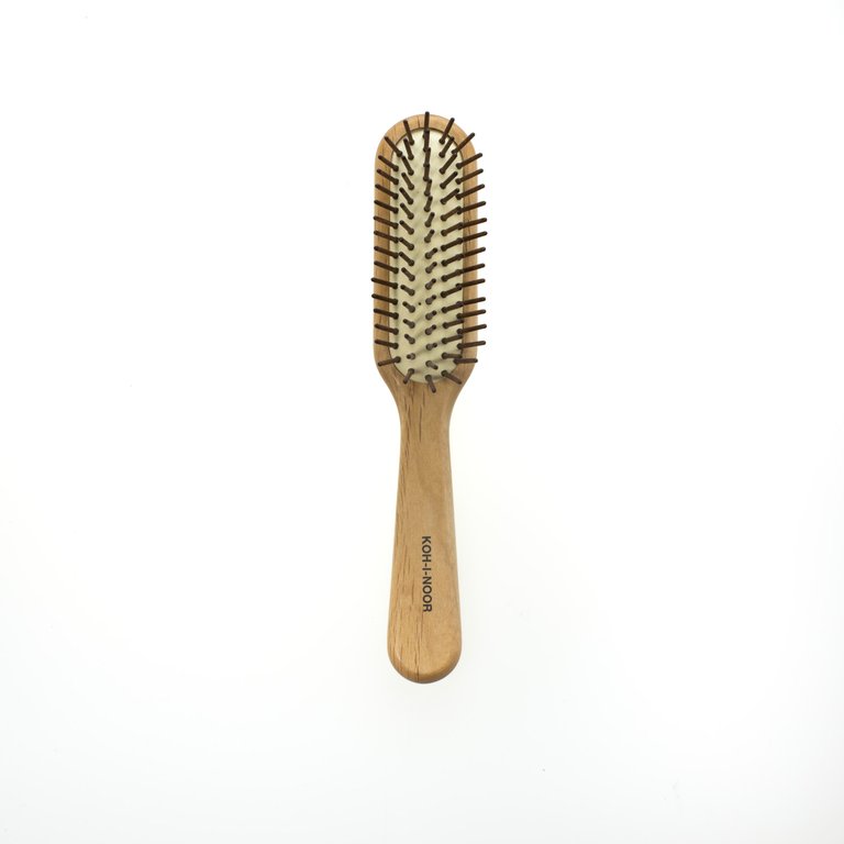 Legno Red Alder Wood Pneumatic Styling Brush with Hornbeam Wood Pins