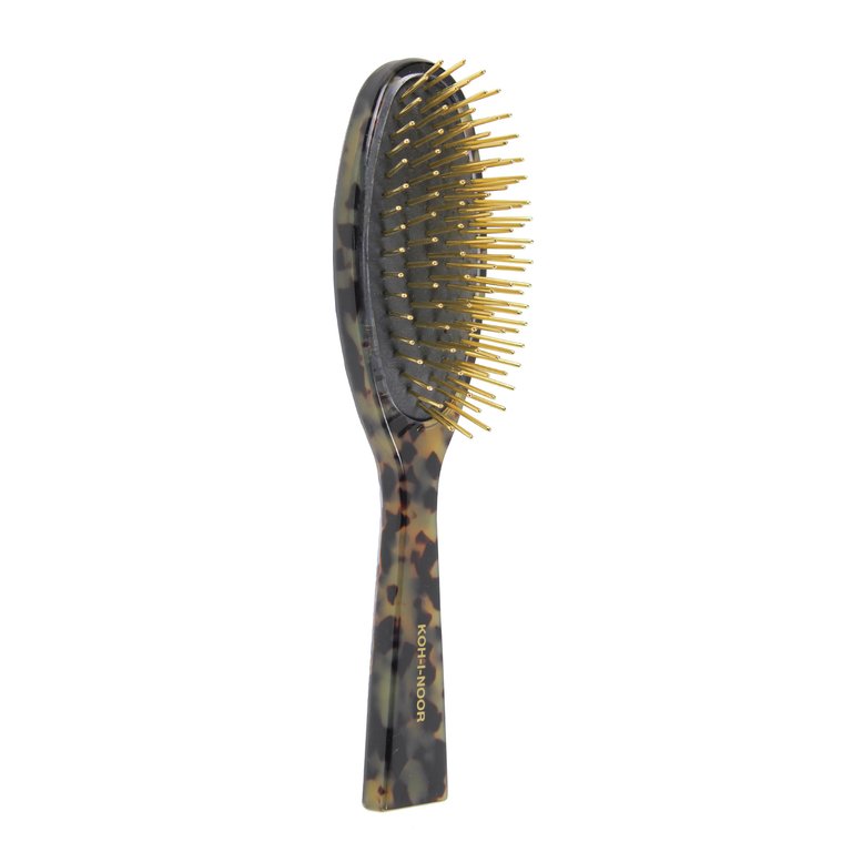 Luxury Pneumatic Hair Brush With Gold Pins