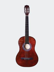 6-String Acoustic Guitar - Brown