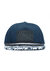 Men's 5 Panel Denim Snapback Cap - Navy