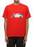 Men's Anime Graphic Tee - Red - Red
