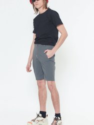 Men's Asymmetrical Zipper Fly Shorts