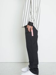 Men's Baggy Chino Pants In Black