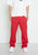 Men's Baggy Chino Pants In Red - Red