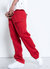 Men's Baggy Chino Pants In Red