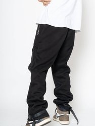 Men's Bellow Pocket Sweatpants In Black