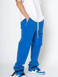 Men's Bellow Pocket Sweatpants - Blue