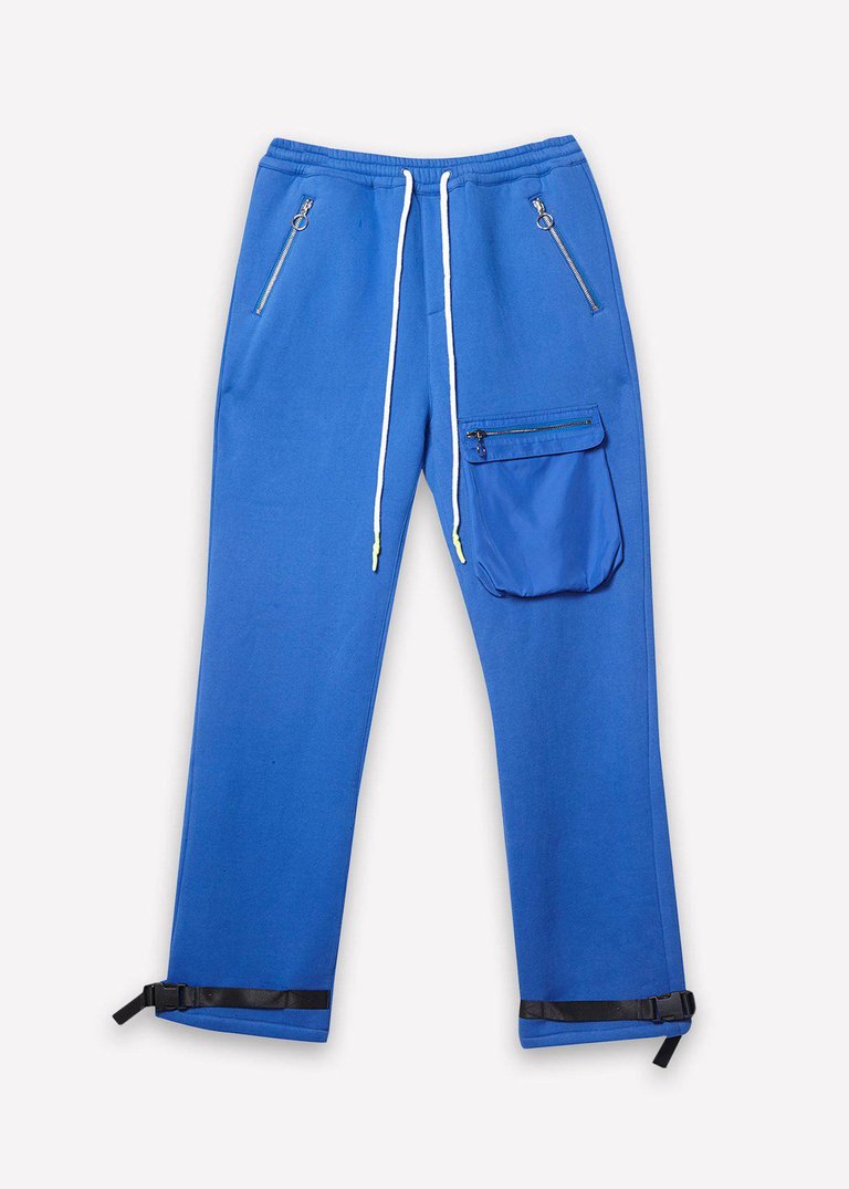 Men's Bellow Pocket Sweatpants - Blue