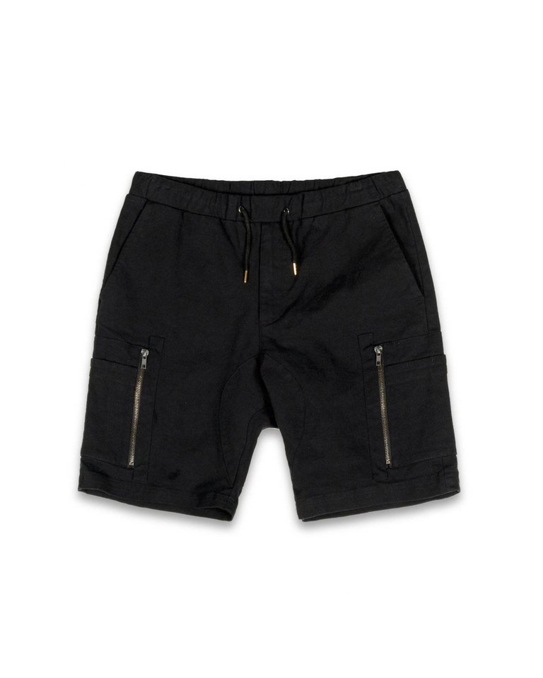 Men's Cargo Shorts In Dark Navy - Navy/Black