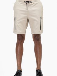 Men's Cargo Shorts - Khaki - Khaki