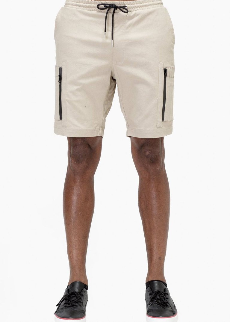 Men's Cargo Shorts - Khaki - Khaki