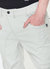 Men's Chino Pant With Asymmetrical Zipper Fly In Gray