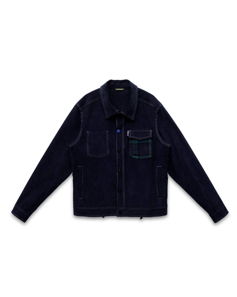 Men's Corduroy Tracker Jacket In Navy - Navy