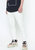 Men's Cropped Twill Pant With Dart Detail In White