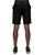 Men's Cuffed Shorts With Floral Print In Black