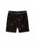 Men's Cuffed Shorts With Floral Print In Black