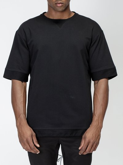 Konus Men's Cut Block Fishtail Tee In Black product