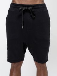 Men's Cutoff French Terry Shorts - Black
