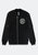 Men's Detachable Sleeve French Terry Bomber In Black - Black