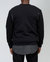 Men's Detachable Sleeve French Terry Bomber In Black