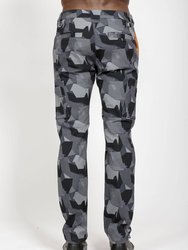 Men's Digital Camo Cargo Pants - Black