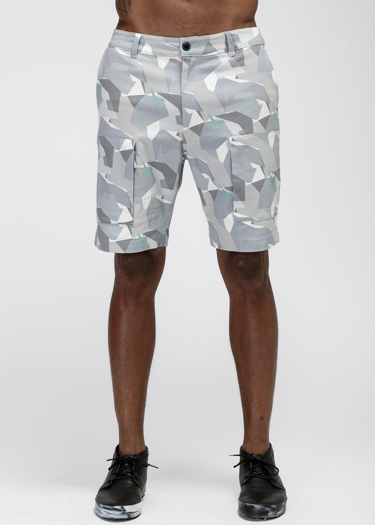 Men's Digital Camo Cargo Shorts - Gray - Gray