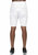 Men's Drop Crotch Shorts Contrast Pockets - White