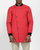 Men's Elongated Twill Jacket In Red - Red