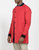 Men's Elongated Twill Jacket In Red