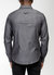 Men's Essential Chambray Button Down Shirt In Charcoal