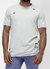 Men's French Terry Short Sleeve Tee With Grinding - Grey