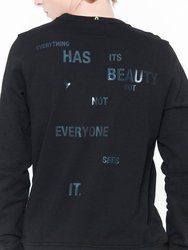 Men's Graphic Paneling Sweatshirt