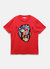 Men's Graphic Tee In Red - Red