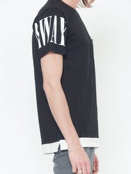 Men's Graphic Tee With Layering