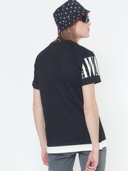 Men's Graphic Tee With Layering