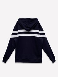 Men's Half Zip Pullover Hoodie - Navy