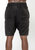 Men's Heavy Denim Knit Shorts In Black