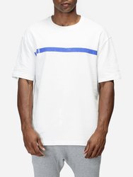 Men's Light Weight French Terry Tee In White - White