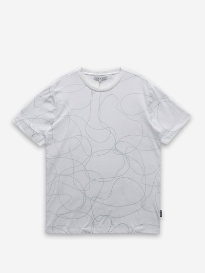 Konus Men's Linework Print T-shirt In White product