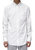 Men's Long Sleeve Line Print Shirt In White - White