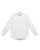 Men's Long Sleeve Line Print Shirt In White