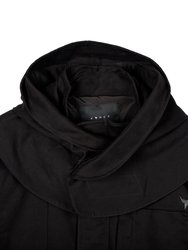 Men's M-65 Jacket With Oversized Hood In Black