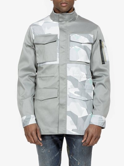 Konus Men's M-65 Military Jacket In Grey product