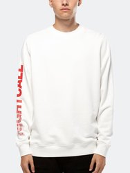 Men's Nightcall Sweatshirt In White - White