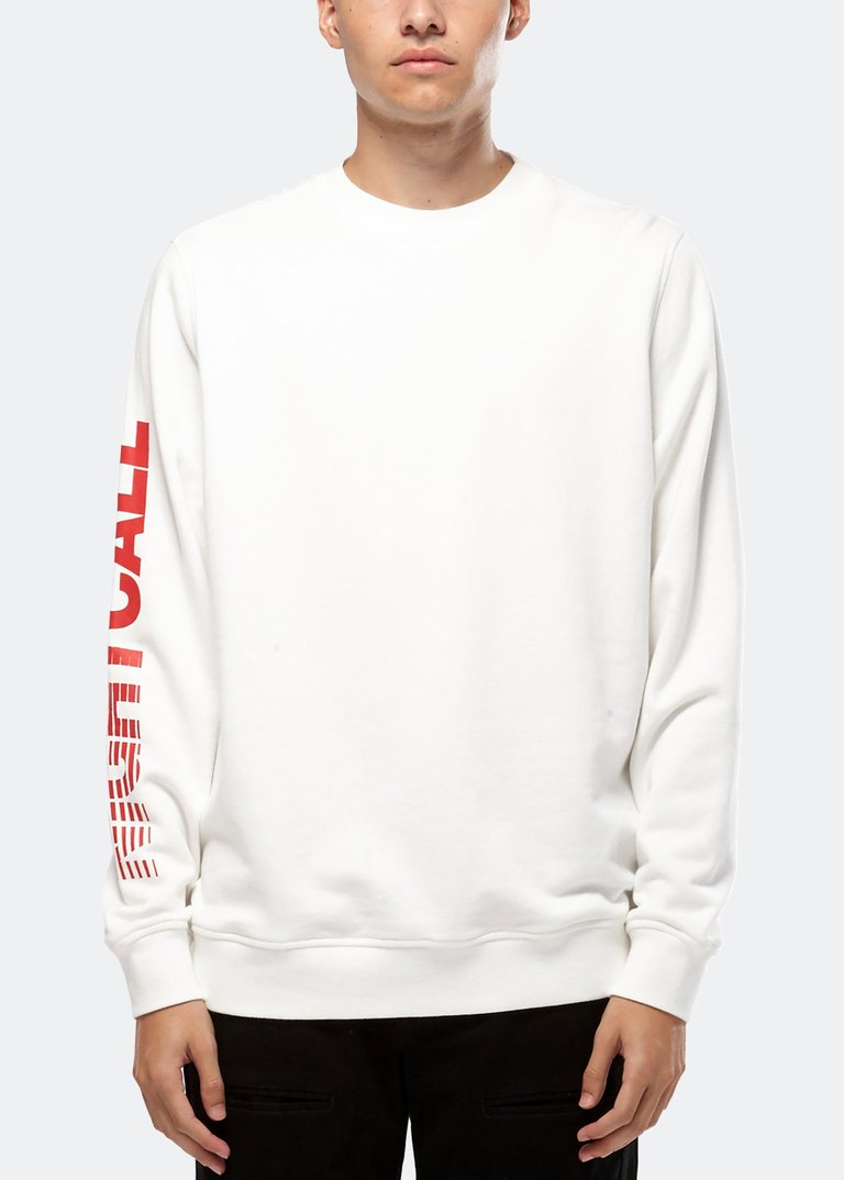 Men's Nightcall Sweatshirt In White - White