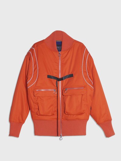 Konus Men's Oversize Bomber Jacket In Orange product