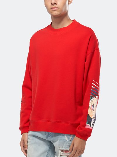 Konus Men's Oversize Sweatshirt In Red product