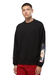 Men's Oversize Sweatshirt - Black