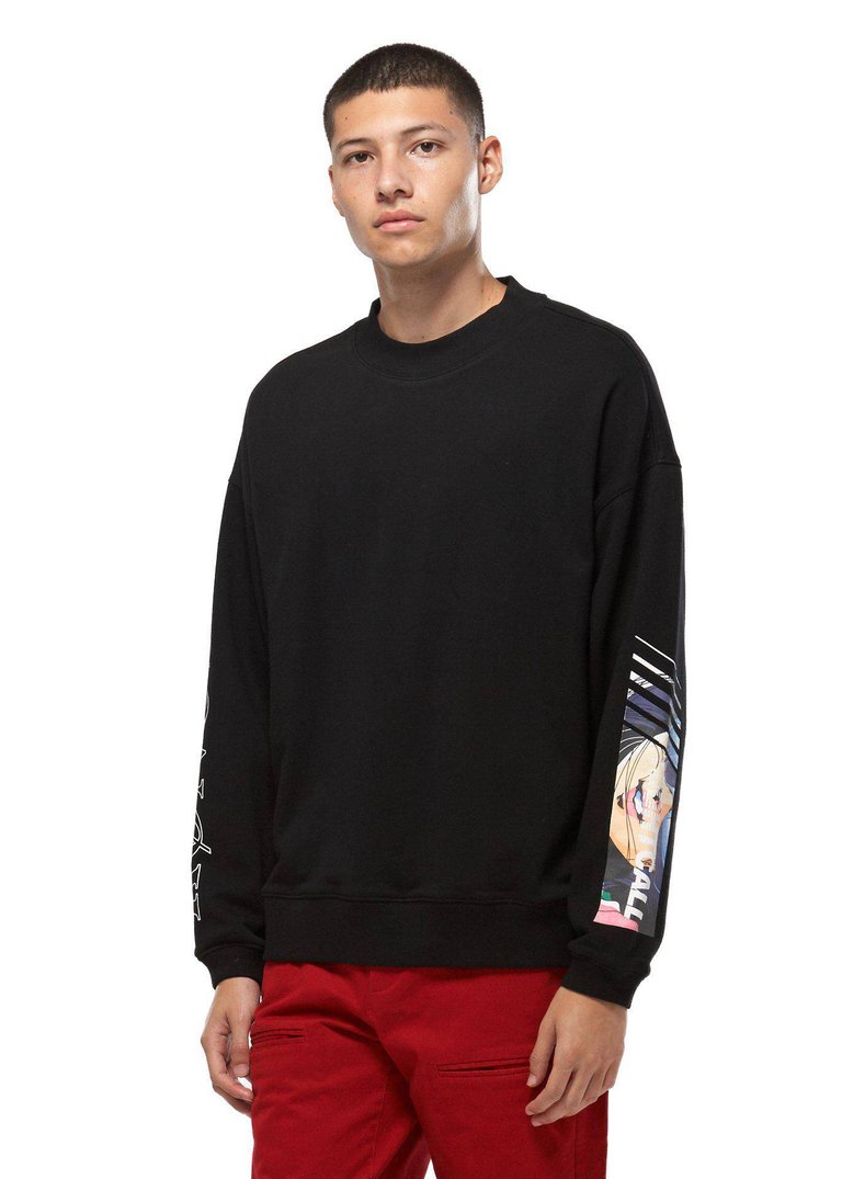 Men's Oversize Sweatshirt - Black